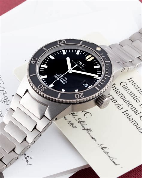 iwc aquatimer titanium